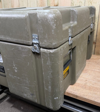 ECS Case 31x27.5x18"  Green Military Waterproof Storage Footlocker