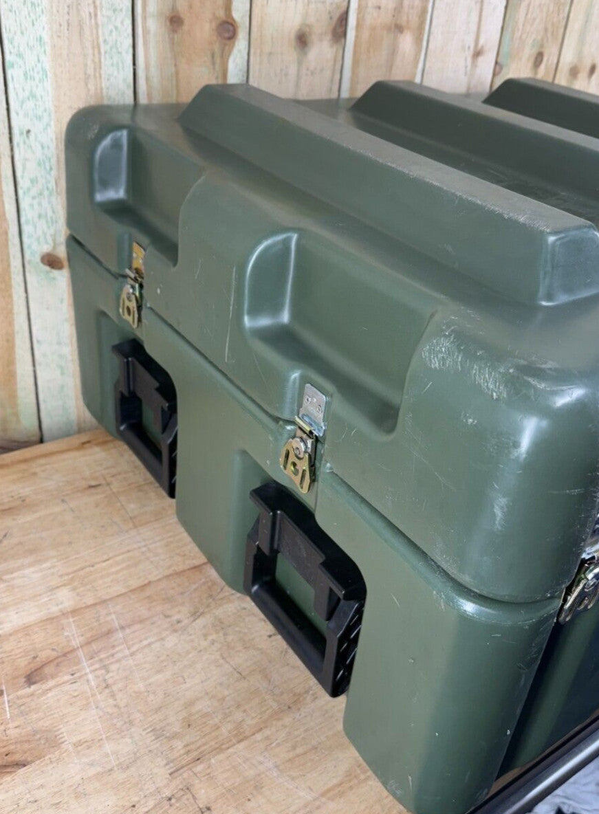 Pelican Hardigg Case 29"x27"x17" Green Waterproof Storage Footlocker