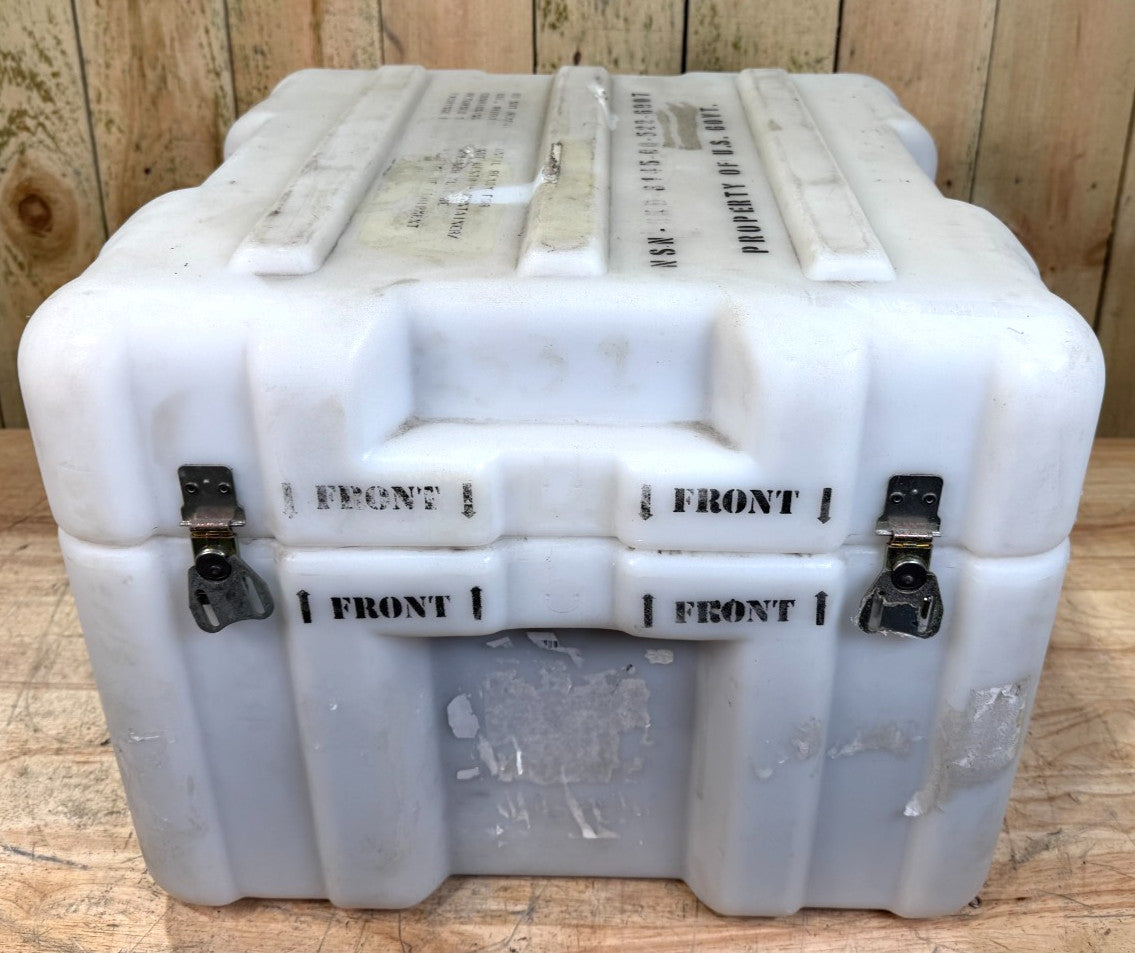 Pelican Hardigg 19x19x15.5” Footlocker White Case Military Waterproof