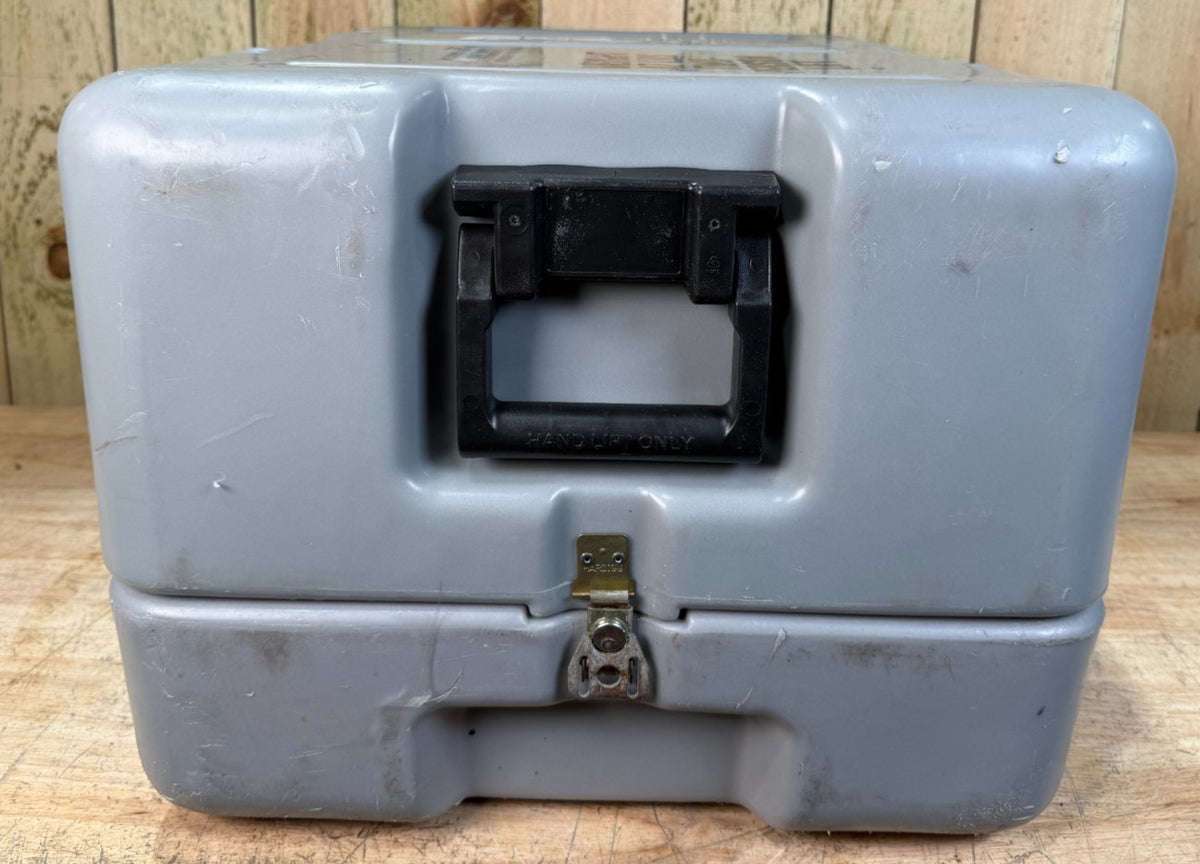 Pelican Hardigg Footlocker Grey Case  24.5x18.5x15"  Military Waterproof