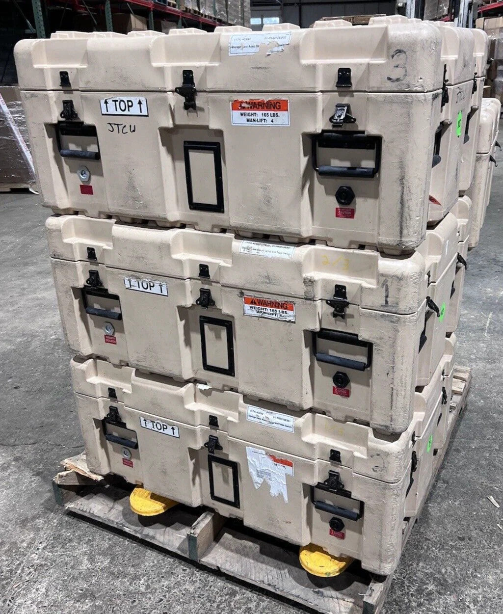 ECS 38” 25” 16.5” Loadmaster Waterproof Footlocker Case Storage Case Military