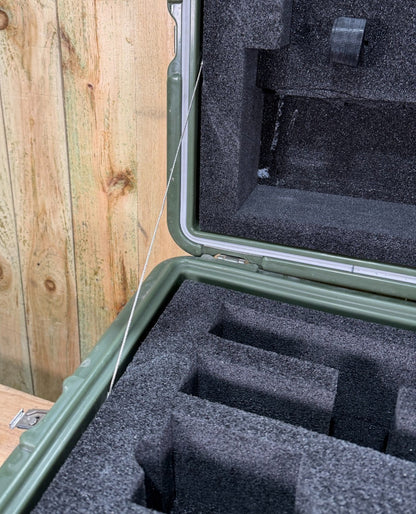 Pelican Hardigg Case 27x20x22" Green Waterproof Storage Footlocker