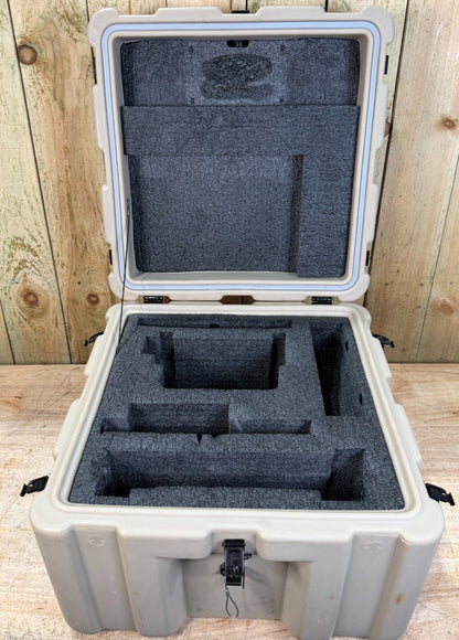 Pelican Hardigg Footlocker Tan Case 19x19x13.5"  Military PSI Waterproof