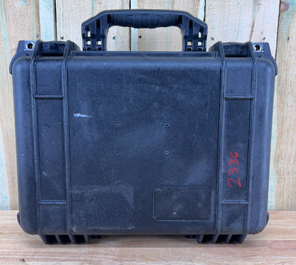 Pelican 1450 Black Hard Case Protector Waterproof Good Condition AB Free Ship