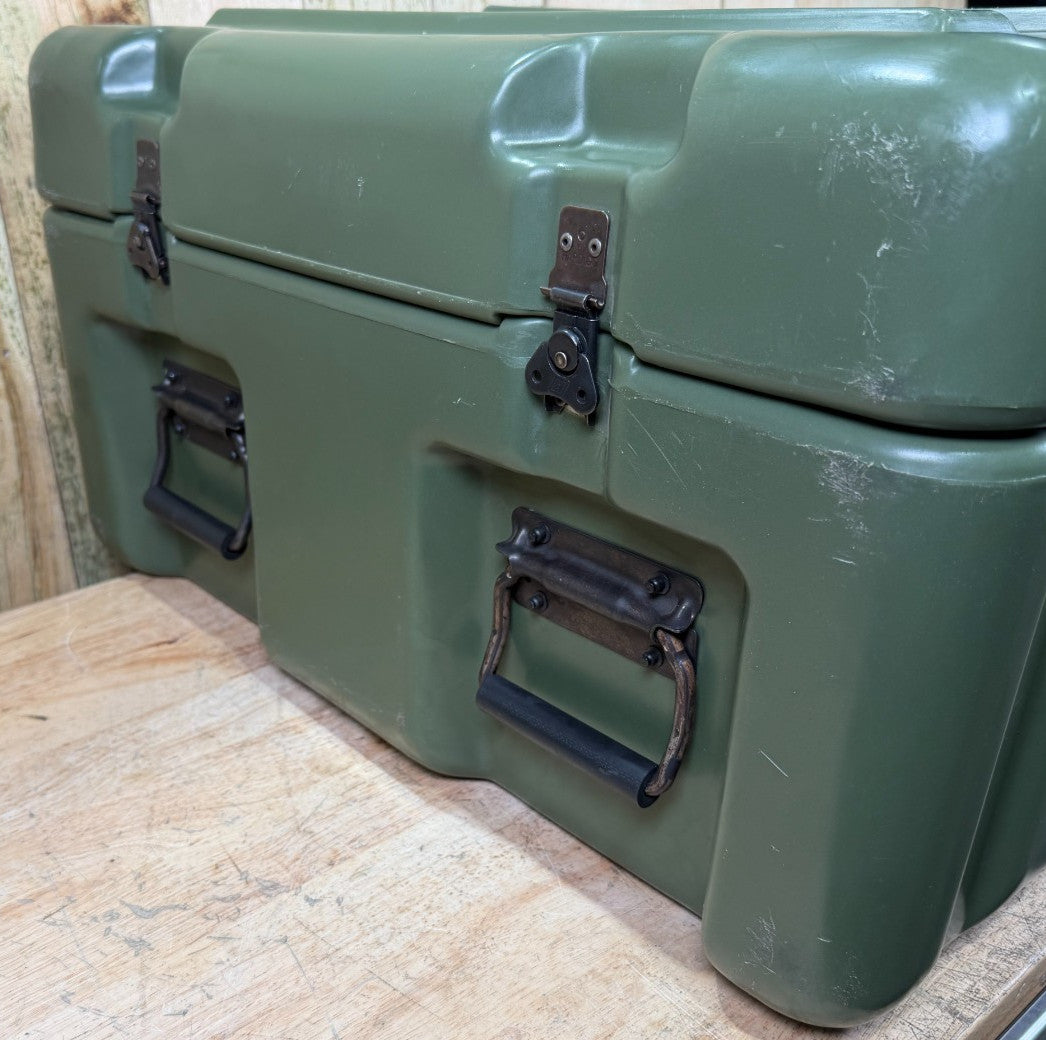 Pelican Hardigg Footlocker Green Case 27.5x26x15" Military PSI Waterproof