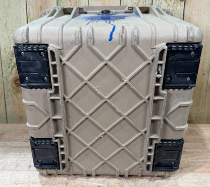 Pelican 0340 Tan Protector Case Waterproof  Good Condition AB