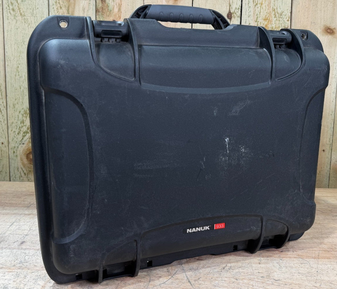 Nanuk 933 Black Hard Case Protector Waterproof Good Condition AB