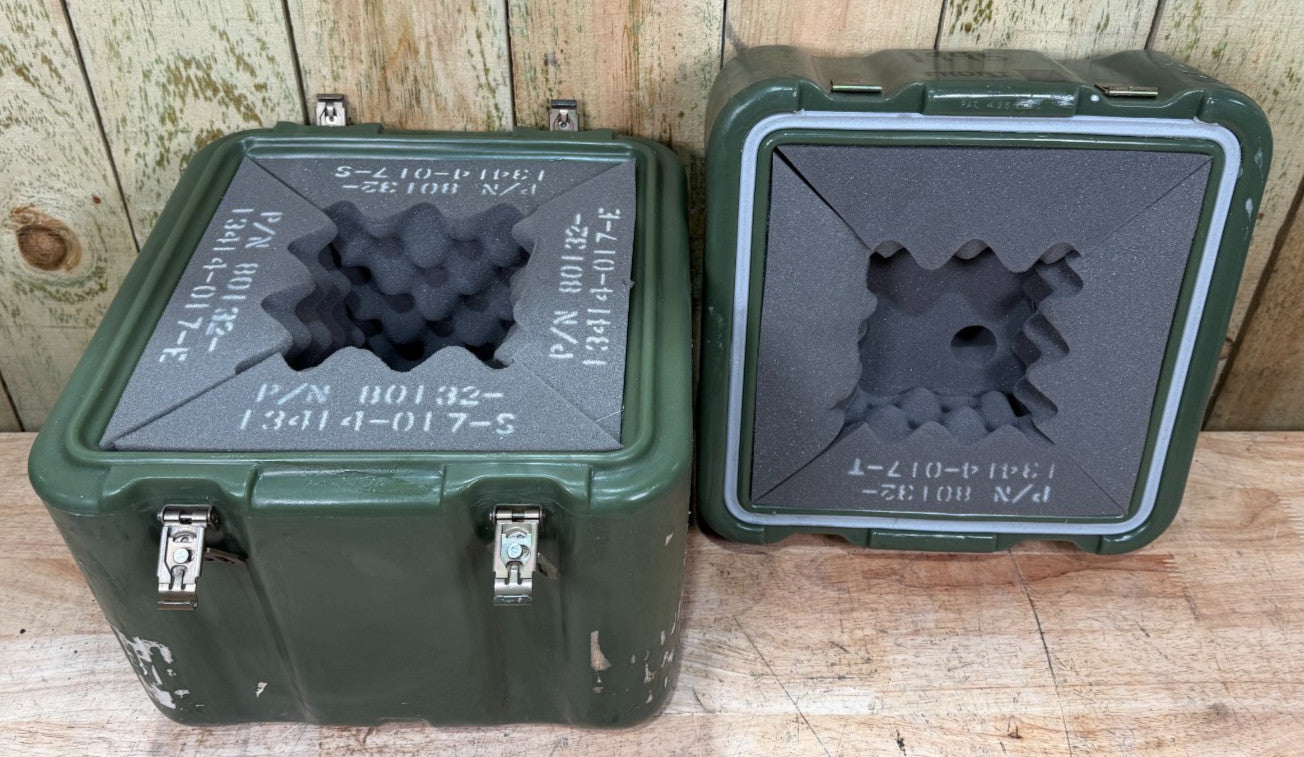 Pelican Hardigg Footlocker Green Case 13x13x15.5" Military PSI Waterproof
