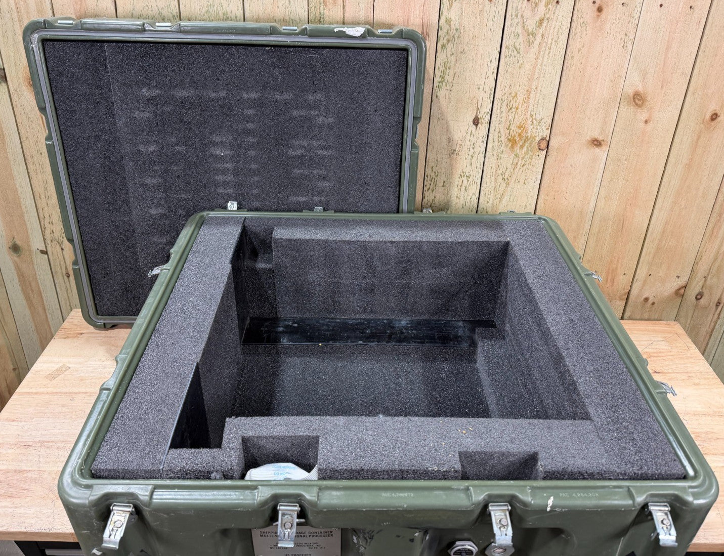 Pelican Hardigg Case 31x27x20" Green Waterproof Storage Footlocker