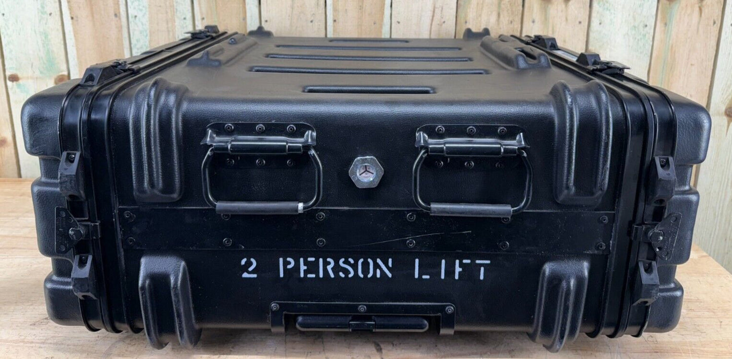 Thermodyne Server 19" Rack 2U 30x26x13 Rolling Case Military Waterproof