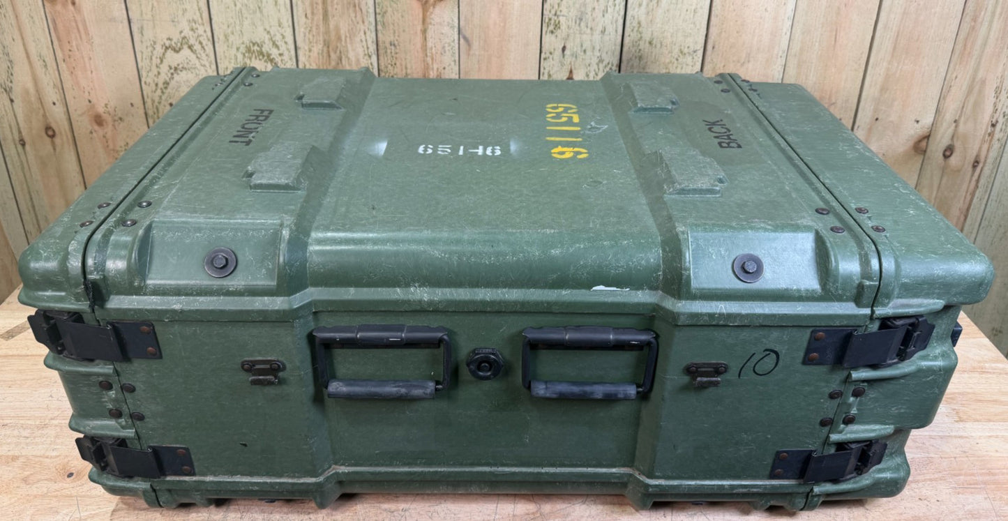 ECS Server Rack Rackmount 6U 19" X 24" Waterproof Storage Case W/ Rack Green