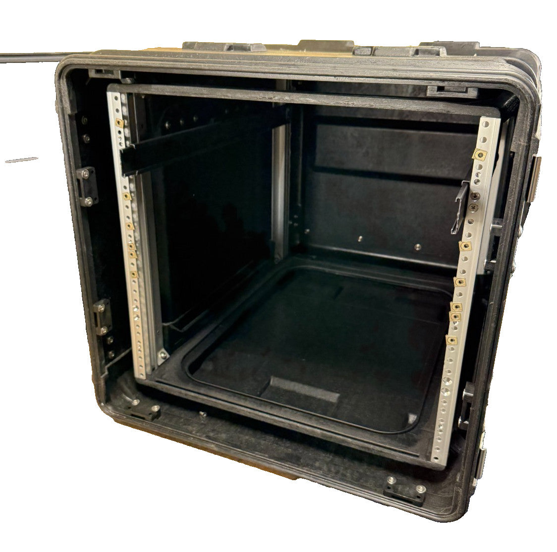 ECS Server 10U Rack Rackmount 19" X 24" Frame Waterproof Black Storage Case