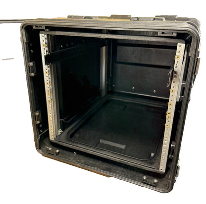 ECS Server 10U Rack Rackmount 19" X 24" Frame Waterproof Black Storage Case