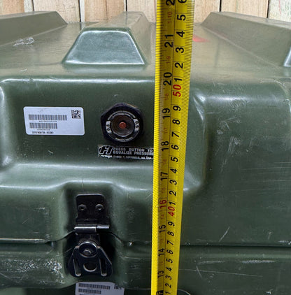 Pelican Hardigg Case 29"x27"x21" Green Waterproof Storage Footlocker