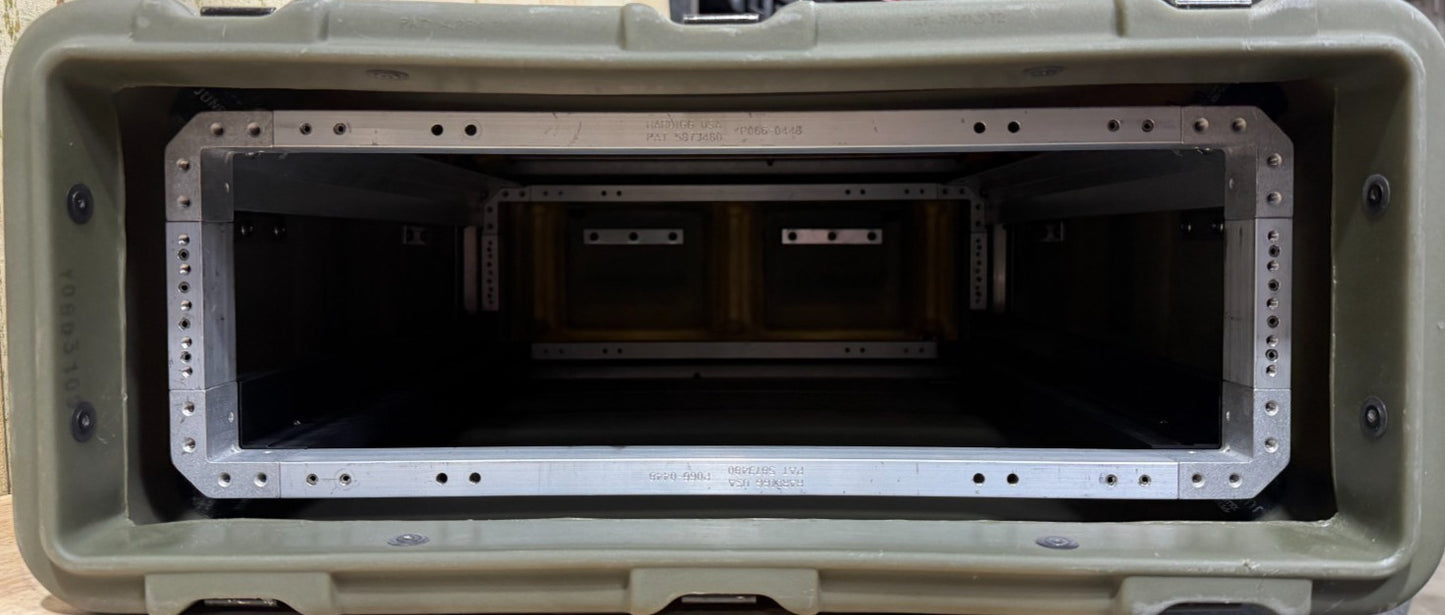 Military Surplus Server Rack 3U Case Waterproof OD Green Pelican ECS Storage