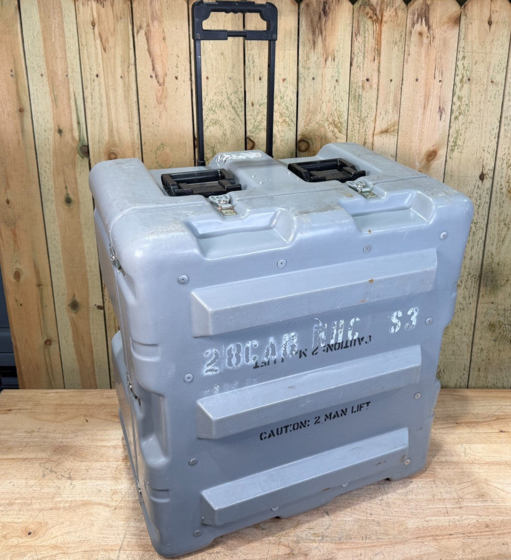 Pelican Hardigg Rolling Case 29x26.5x21" Military Waterproof W/ Handle