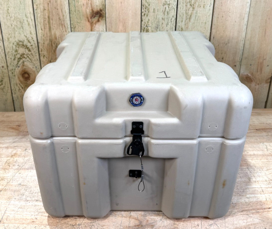 Pelican Hardigg Footlocker Tan Case 19x19x13.5"  Military PSI Waterproof