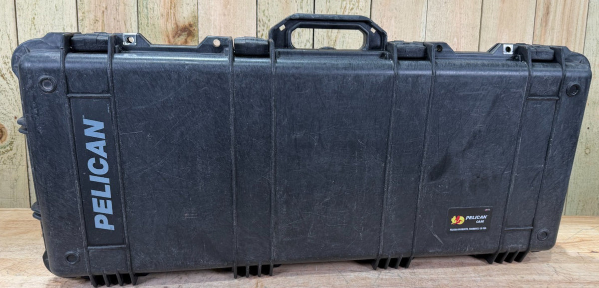 Pelican 1700 Rifle Case Protector Rolling Black Long Grade B/C Free Ship