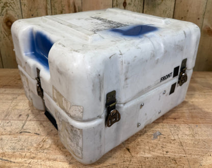 Pelican Hardigg 17.5x16x12” Footlocker White Case Military Waterproof