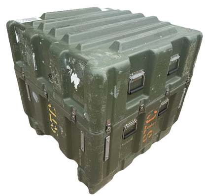 Pelican Hardigg 35x35x35" Storage Case Pallet Lift Waterproof Surplus Case A/B