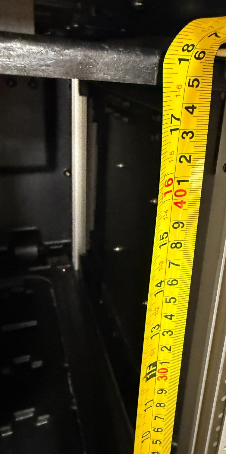 ECS Server 10U Rack Rackmount 19" X 24" Frame Waterproof Black Storage Case