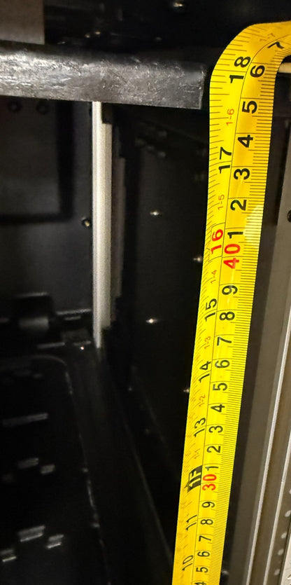ECS Server 10U Rack Rackmount 19" X 24" Frame Waterproof Black Storage Case