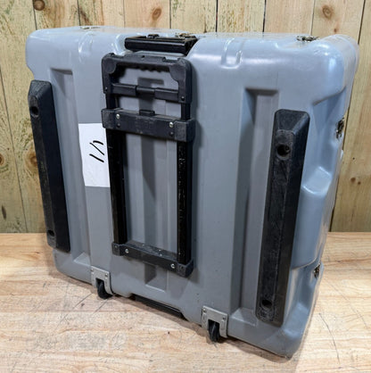 Pelican Hardigg Rolling Case 27x26x15" Military Waterproof Footlocker W/ Handle