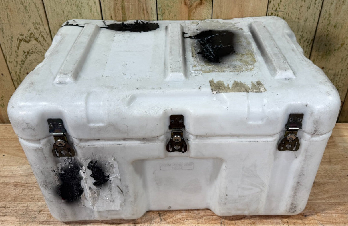 Pelican Hardigg Case 23x16x13.5" White Waterproof Storage Footlocker