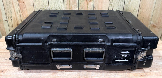 ECS Server 4U Rack Rackmount 19" X 24" Frame Waterproof Black Storage Case