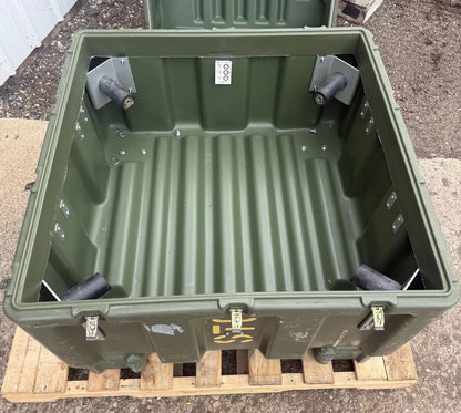 Pelican Hardigg 35x35x35" Storage Case Pallet Lift Waterproof Surplus Case A/B