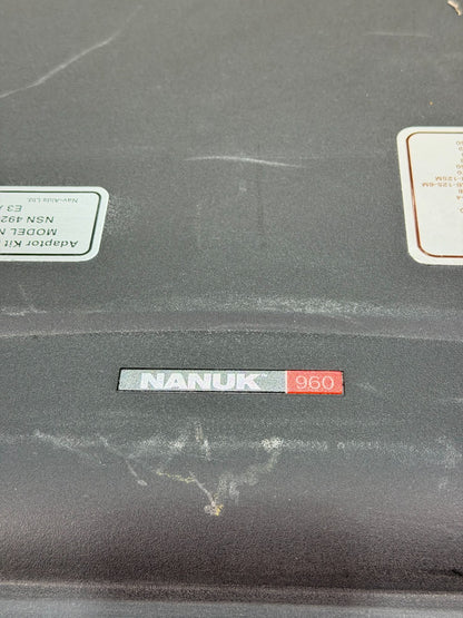 Nanuk 960 Black Hard Case Protector Waterproof Good Condition AB