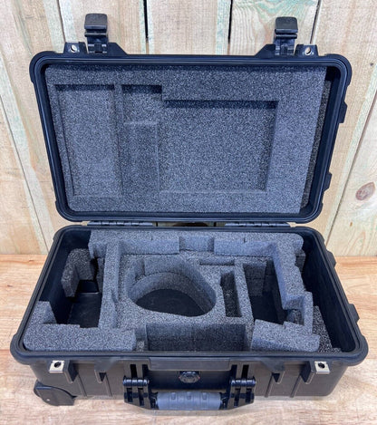 Pelican 1510 Waterproof Rolling Carry On Case Black Good Condition AB Free Ship