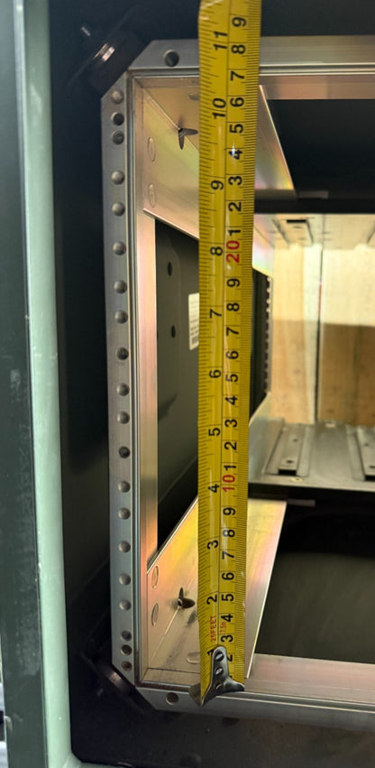 Zarges Metal Server Rack Military Surplus W/ 6U 24x19" Frame Rackmount Case