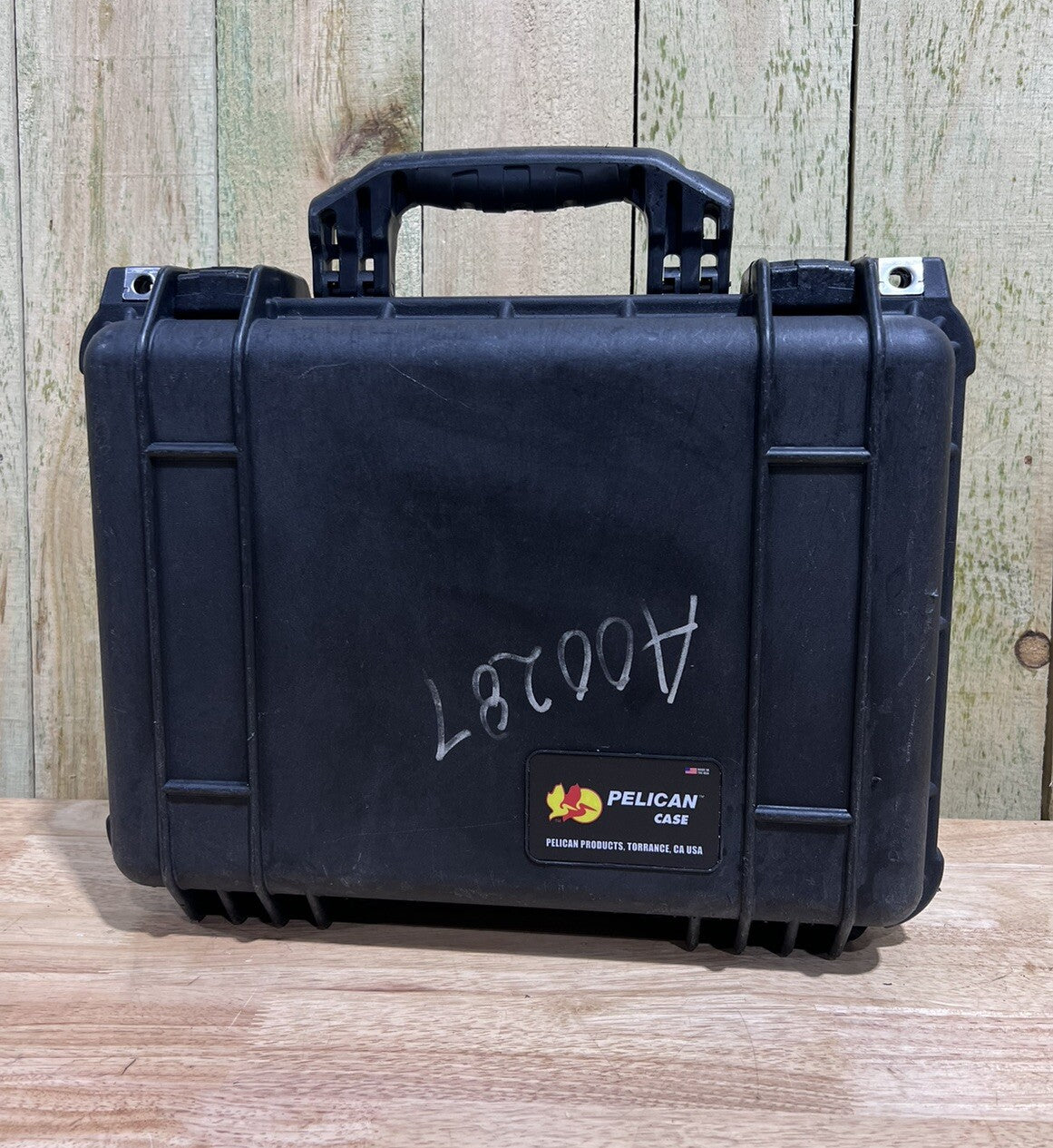 Pelican 1450 Black Hard Case Protector Waterproof Good Condition AB Free Ship