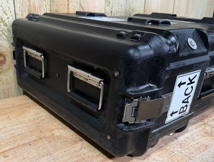 ECS Server 4U Rack Rackmount 19" X 24" Frame Waterproof Black Storage Case