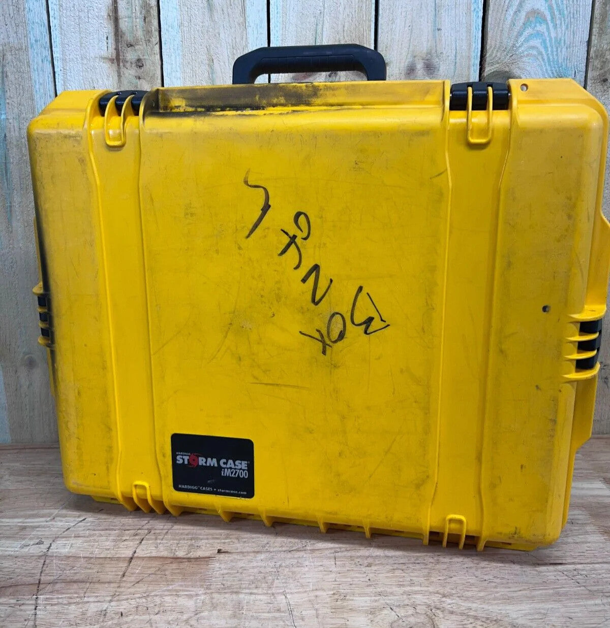 Pelican IM2700 Storm Case Yellow Waterproof AB Grade Good Condition