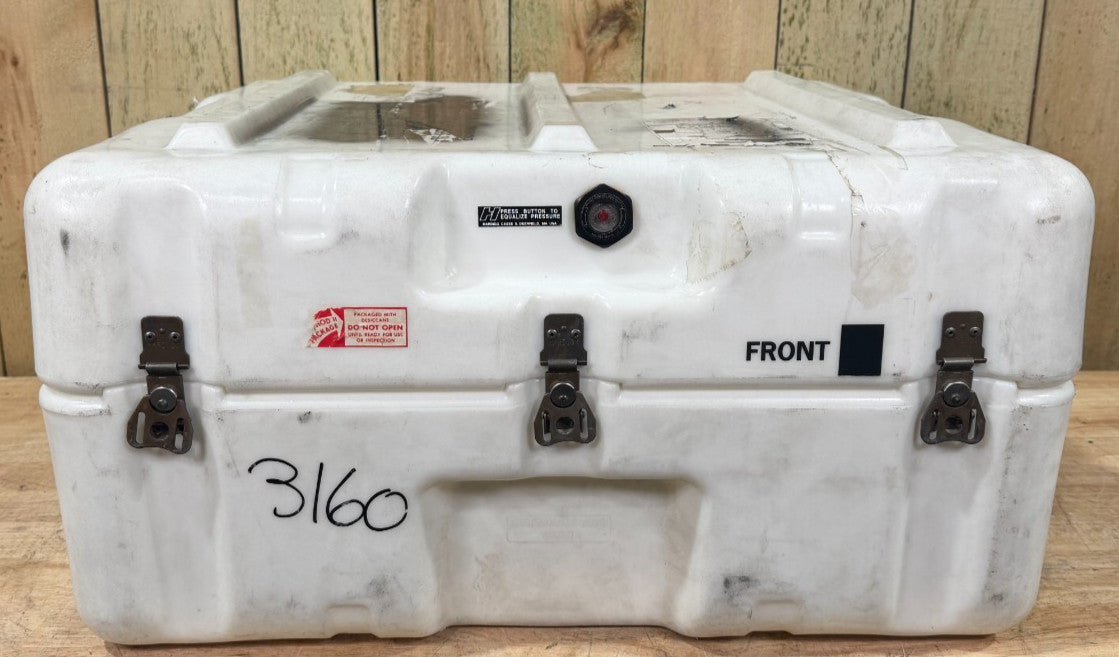 Pelican Hardigg Case 25x24x13.5" White Waterproof Storage Footlocker