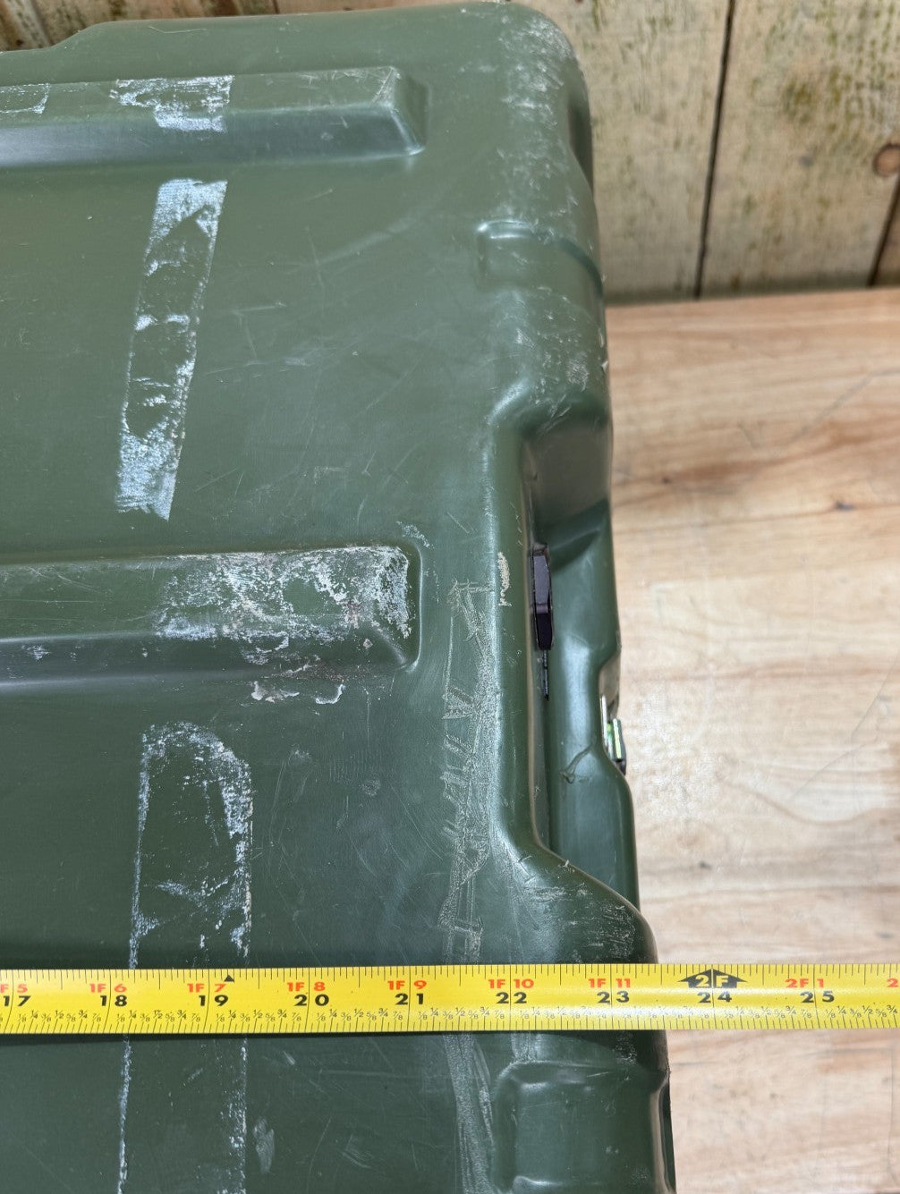 Hardigg Footlocker  25x23.5x13.5" Green Case  Military Waterproof