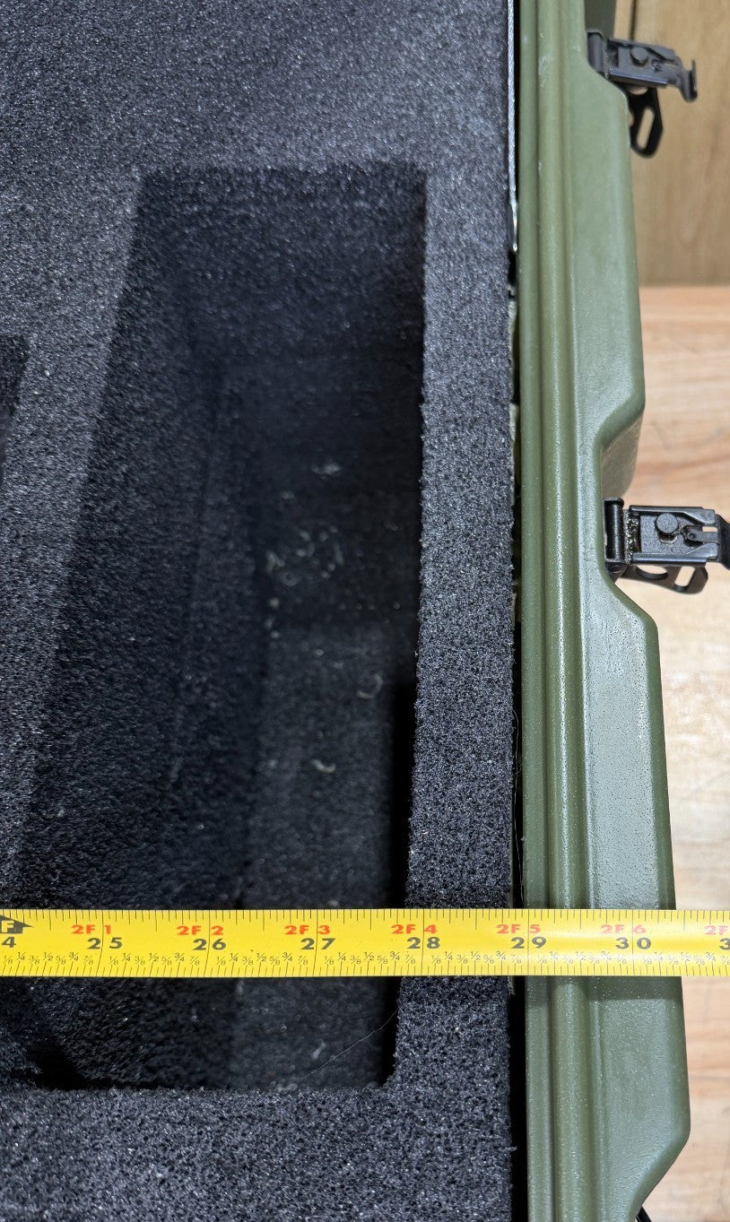 Pelican Hardigg Rolling Case 32x28x20.5" Green Military Waterproof Footlocker