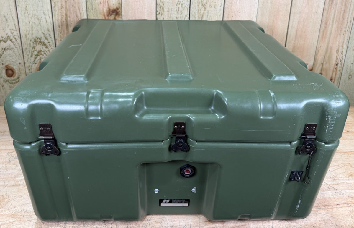 Pelican Hardigg Footlocker Green Case 27.5x26x15" Military PSI Waterproof