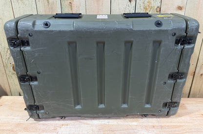 Military Surplus Server Rack 3U Case Waterproof OD Green Pelican ECS Storage
