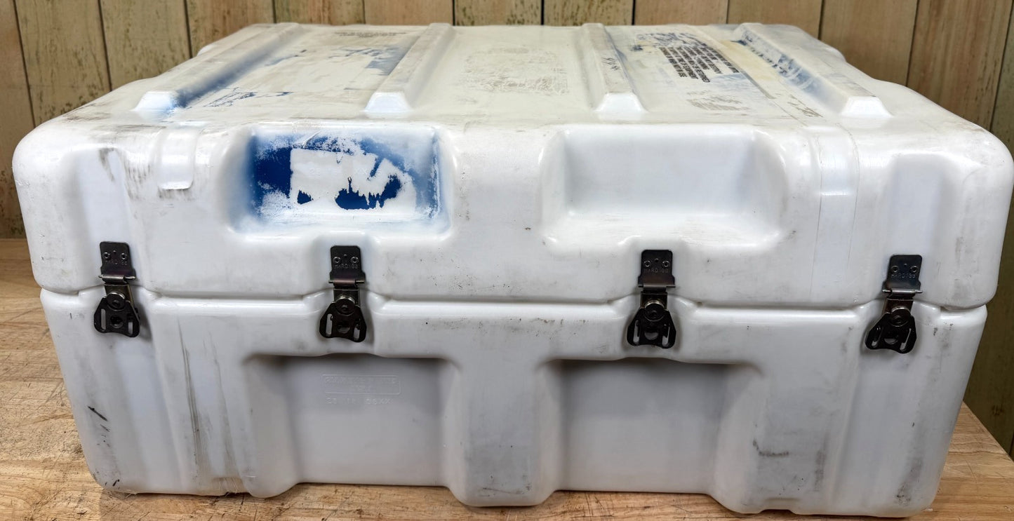 Pelican Hardigg 31x21x14.5" Footlocker White Case Military Waterproof