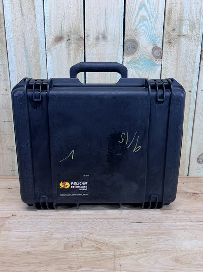 Pelican IM2400 Storm Case Waterproof  Black Good Condition A/B