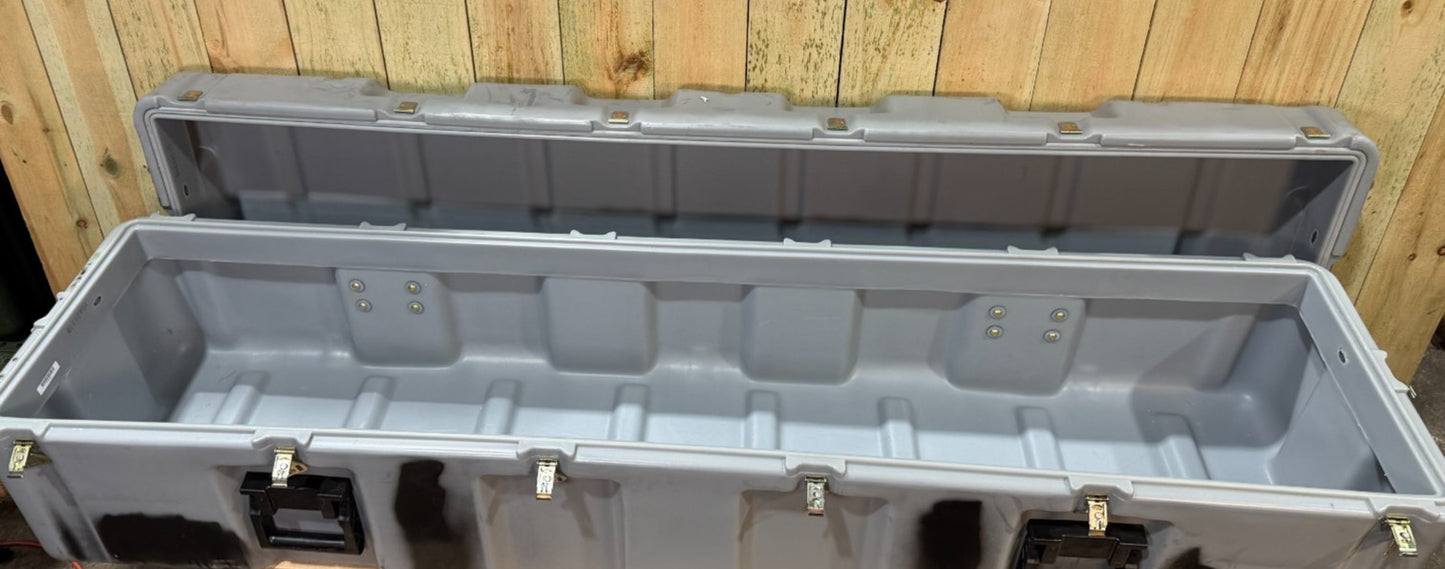 Pelican Hardigg Case 70x17.5x17" Grey  Military Waterproof Footlocker