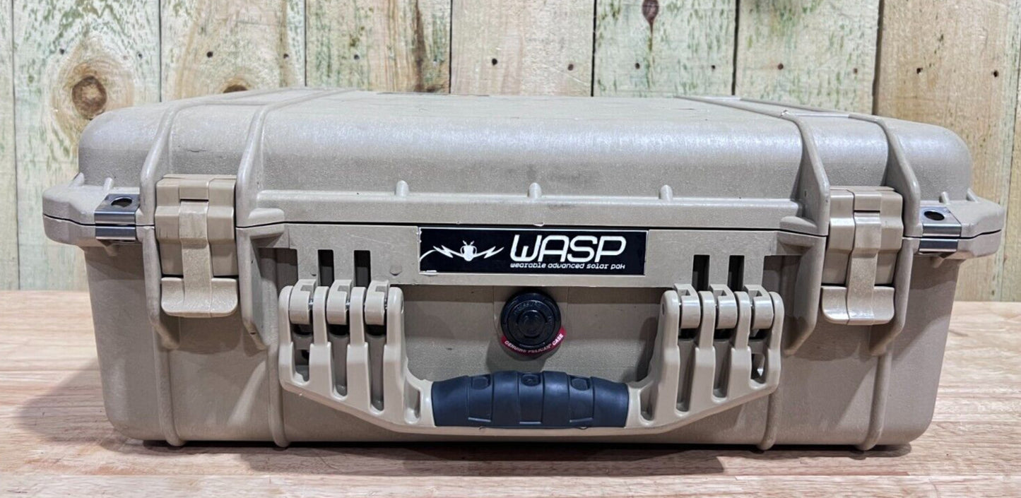 Pelican 1520 Tan Hard Protector Case Good Condition A/B Waterproof Free Shipping