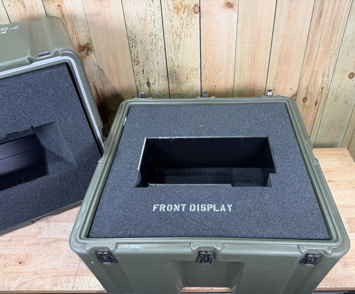 Hardigg Footlocker  25.5x23.5x28” Green Large Case  Military Waterproof
