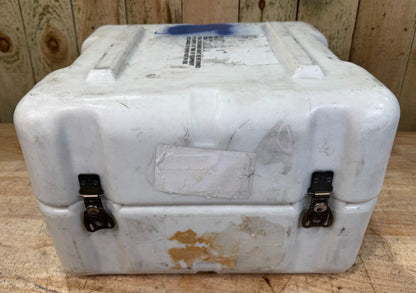 Pelican Hardigg 17.5x16x12” Footlocker White Case Military Waterproof
