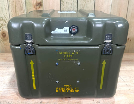 Pelican Hardigg Footlocker Green Case 18.5x18.5x15.5" Military Waterproof