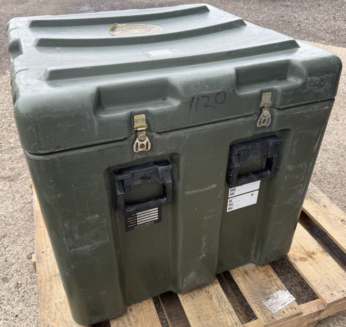 Pelican Hardigg Case 30"x30"x29"  Military Waterproof Storage Case