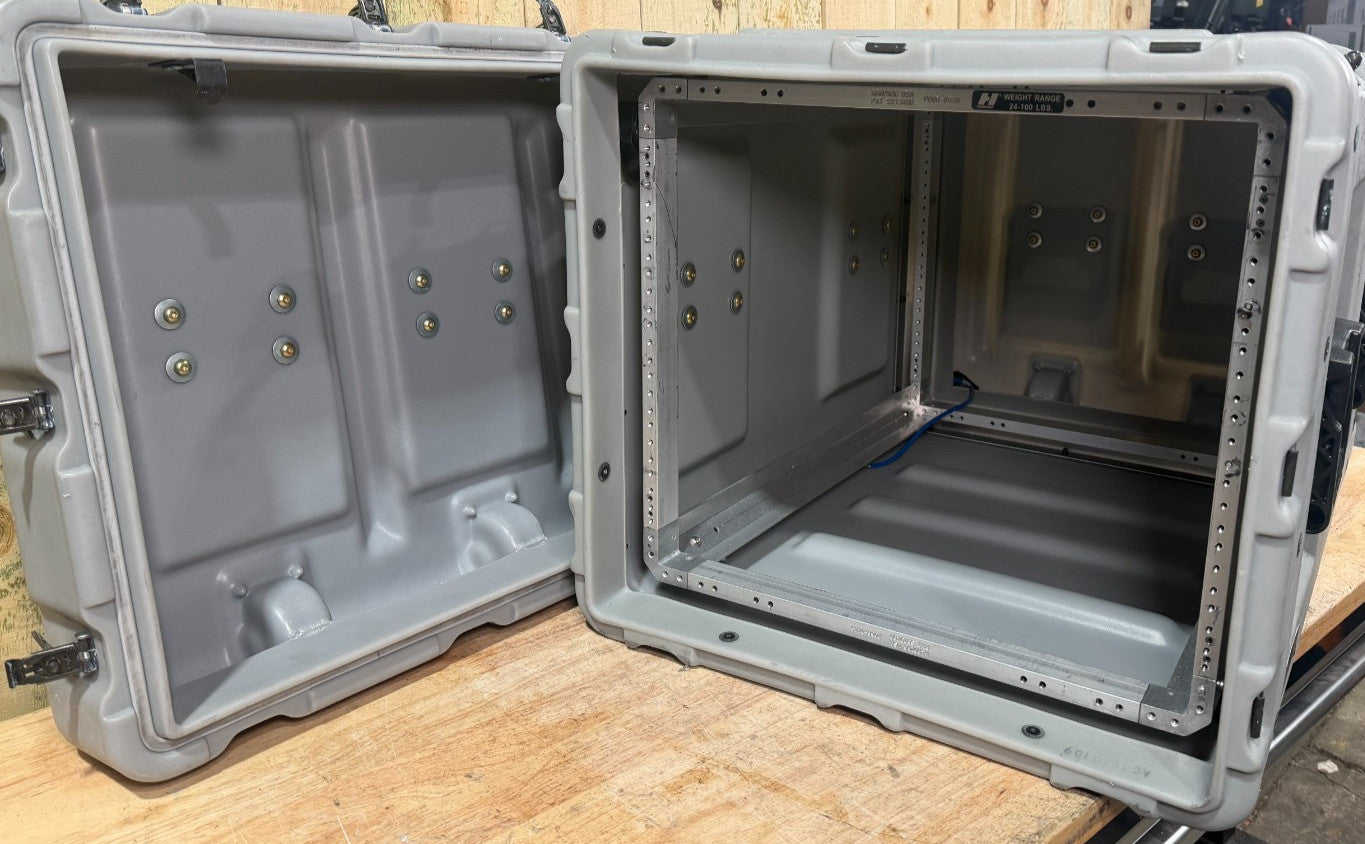 Hardigg Server Rack Case W/ 9U 19" X 24" Rack Waterproof Storage Case